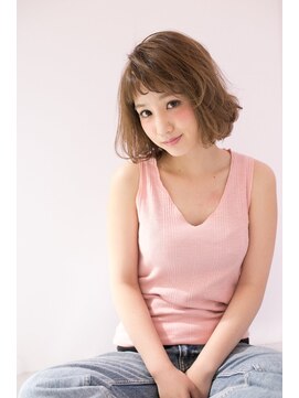 エイチバイシオミエイチ 神戸三宮(H by shiomi H) 【shiomi H】フリンジバングボブ