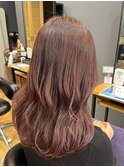 ピンクベージュ［似合わせカット/レッドブラウン］