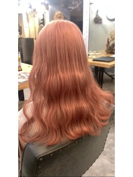 ヘアスタジオニコ(hair studio nico...) #オレンジピンク