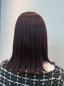 アン ブリーチ 大宮駅東口店(UN BLEACH) ブリーチなしワインレッドカラー♪