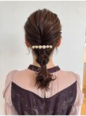 お呼ばれヘアー【編みおろし】