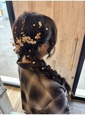 サイド編み下ろし