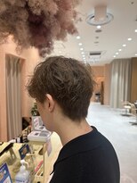 トリコ アヴェダ ららテラス北綾瀬(tricot AVEDA)&nbsp;ウェーブスタイル/ダブルカラー/ヘーゼルグレージュ