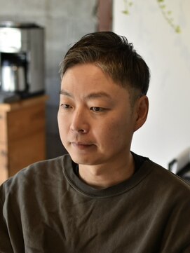 リム メンズヘア(LIM men's hair) 束感冬短髪アップバング【メンズカット/倉敷/中島】