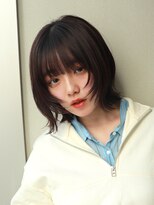 ノラ ギンザ(NORA GINZA) ウルフボブレイヤーウルフショートハッシュカットボブパーマ