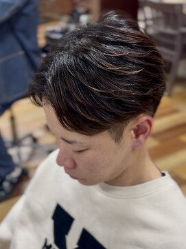 イエローコーン 金沢文庫店(YELLOW CORN) 曲がる縮毛矯正で作るフェザーショート/金沢文庫