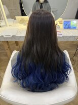 リアン 上尾店(Rien) 青グラデーションが映える大人カラー