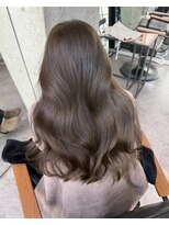 ルート 南堀江(route)&nbsp;シナモングレージュ/髪質改善/艶髪/縮毛矯正/前髪カット/南堀江