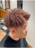 表参道駅MEN’S/ニュアンスパーマ/刈り上げセンターパート