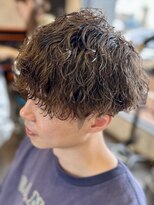 アグ ヘアー フォーキー 焼津店(Agu hair Forky)&nbsp;波巻きスパイラル×ツーブロック刈り上げ