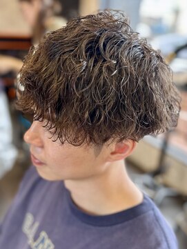 アグ ヘアー フォーキー 焼津店(Agu hair Forky) 波巻きスパイラル×ツーブロック刈り上げ