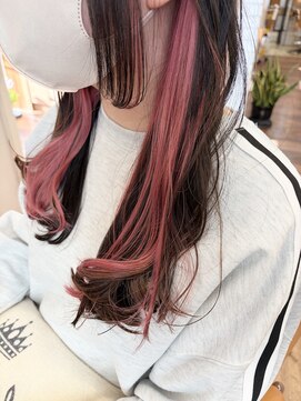 シュエット(chouette) ピンクインナーカラー