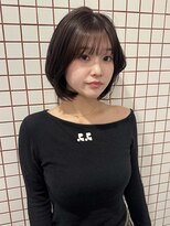 ペレ アネックス 大阪梅田茶屋町店(PELE ANNEX)&nbsp;着物ヘア/大人ガーリー/ダークアッシュ/似合わせカット/梅田
