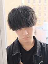 ビカムメンズヘアー 栄店(become men's hair)&nbsp;アイロンセット質感の縦落ちパーマ