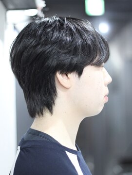 ガオプロデュースバイレボ(gao produced by revo) ダウンパーマ/シースルーマッシュ/襟足あり/ウルフ/韓国