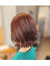 カラーカット+TR+疲れた髪と頭皮にご褒美アロマヘッドスパ15分