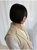 <ゲスト>落ち着きのある上品さと可愛さ、黒髪ボブ