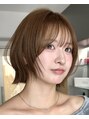 サンド クリア 横浜本店(sand clear) 顔周りの軽さとくびれ感で、ボブでも大人可愛く見えるスタイル