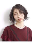 束感ボブ×バイオトリートメントカール● ナチュラル無造作ボブ