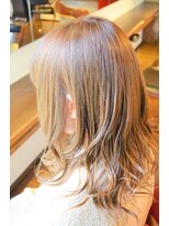 ピースリーヘア バイ カーサ(peathree.hair by CASA)&nbsp;シアー×ピンクグレージュ