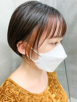 テトヘアー(teto hair)&nbsp;フェイスフレーミング、インナーカラー、ペールピンク