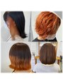 ノート ヘアーサロン(NOTE HAIR SALON) ちょっぴり派手めなオレンジカラー☆