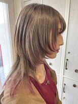 ハピネス 泊店(happiness)&nbsp;ボブウルフ×ニュアンスポイントカラー