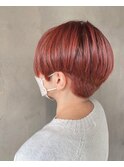 レッド系ショート
