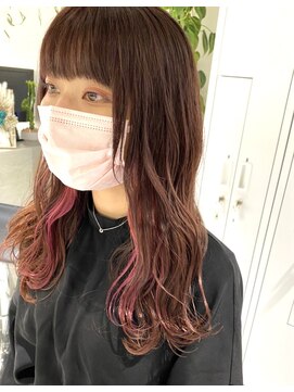 シエラ 心斎橋(CIERA.) CIERA.インナーカラー×Cherryピンク