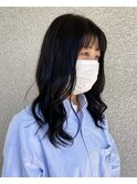 就活OK！ブルーブラックミディアムレイヤー