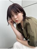 ワイドバングセミディ/20代30代/表参道