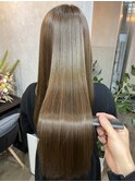 サラ艶ロングレイヤーカットレイヤーボブサイエンスアクア