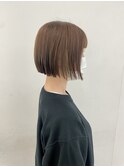 前下がりボブ×インナーカラー