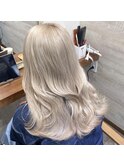 ロング/ホワイトミルクベージュ