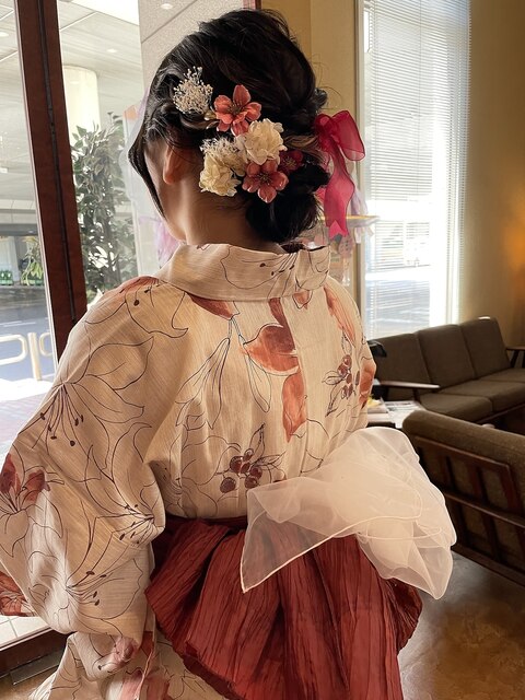 yukata hairarrange × styling