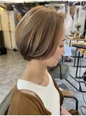 ショートヘア表面BLEACH