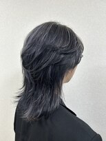ウルフカット×ハイライト
