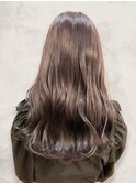 髪質改善ストレート前髪2Wayバング大人美人ミルクチョコレート