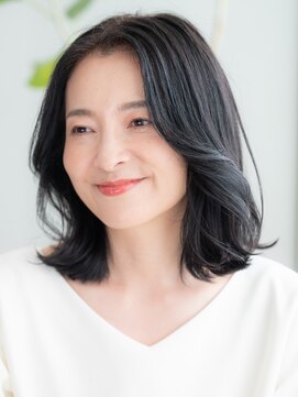 ラポールヘア プラザヒラク店 上品な大人女子スタイル