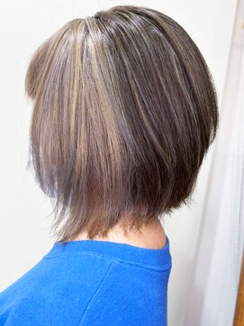 アルファ インタラクティブ エム フラワー(ALUFA interactive.M Flower) 30代40代フェイスフレーミングアッシュベージュ脱白髪染め