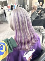 シェイロ(Cielro)&nbsp;【ホワイトカラー×パープルエクステ】SAKI