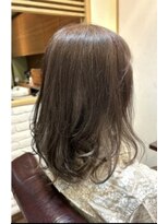 ヘアー グリーン(hair green) 40代50代60代毛先ふんわり/ミディアムウエーブ