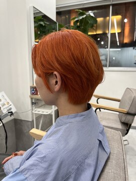 ミエルヘアーエスト 新宿店(mielhair est) オレンジカラー【新宿】