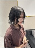 ダークグレー×レイヤーボブ【野上翔平】