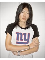 レイヤーカットウルフニュアンスパーマロング