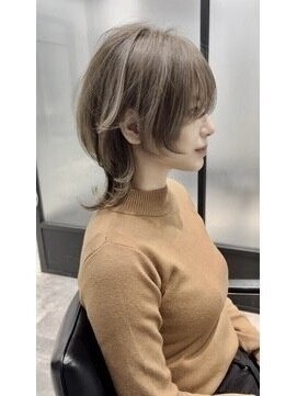 ダブルトーキョー シブヤ(W-TOKYO SHIBUYA) 顔回りが可愛い☆　ボブウルフ　ウルフカット