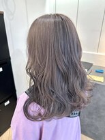 ユニ バイ マグ 長野店(Uni.by Mag)&nbsp;透明感カラーダブルカラーブリーチグレージュシルバー