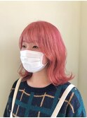 フェミニンロング似合わせカットミディアムスパイキーショート