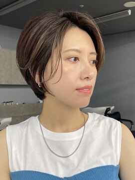 インセプション 銀座(INCEPTION) 前下がりショート・ボブ/絶壁解消/前髪あり/30代/40代/50代