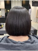 パツっとボブ  切りっぱなしボブ  バッサリ！